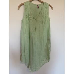 Calypso St Barth Mint Green Linen Coverup Size XS